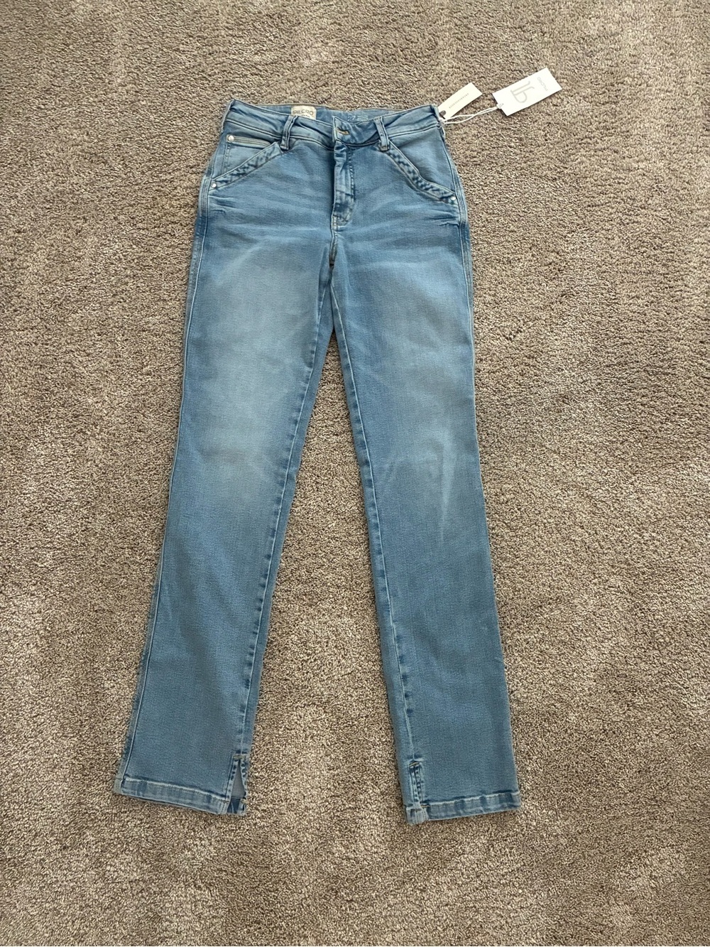 NWT Pilcro Light Blue Straight-Leg Jeans